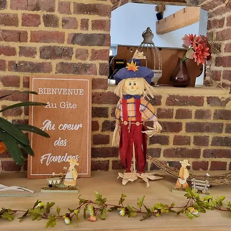 Prázdninový dům Spacieux Au Coeur Des Flandres Avec Cheminee Et Jardin Pour 15 Personnes - Fr-1-510-233